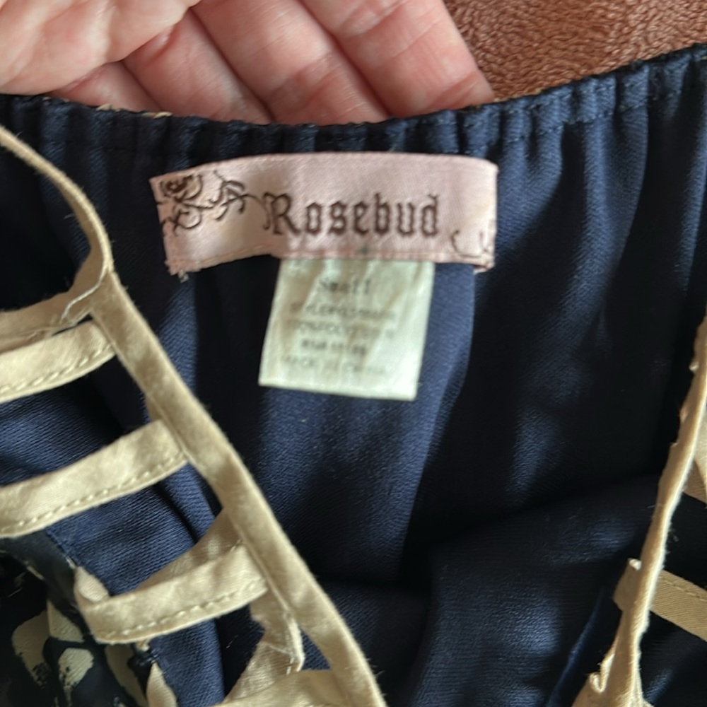 Drawstring patterned dress - Picture 10 of 11